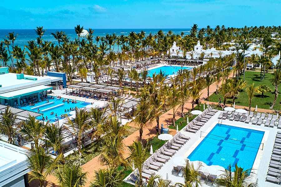Hotel Riu Palace Punta cana piscinas