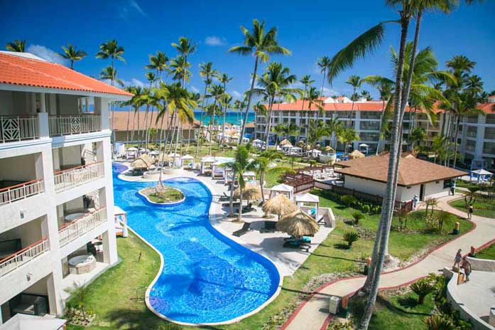 Hotel Majestic Mirage vista aerea de la piscina