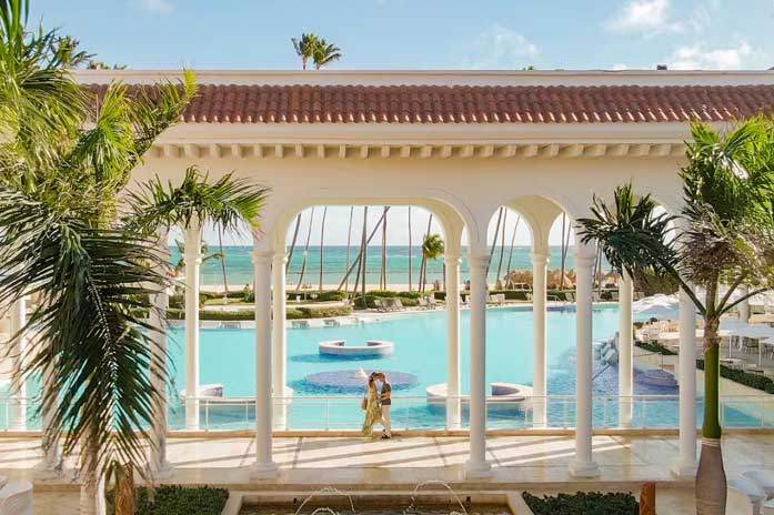 Hotel Paradisus Palma Real vista a la piscina