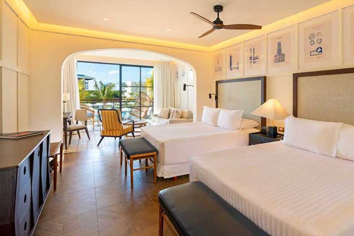 Hotel el faro punta cana habitacionde 3 camas