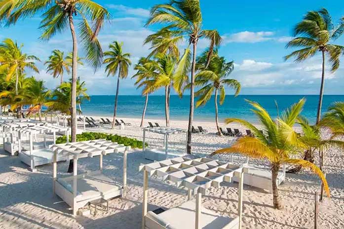 Playa frente hotel catalonia bavaro beach